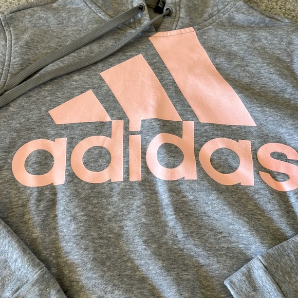 Girls Adidas cropped hoodie - Picture 4 of 4